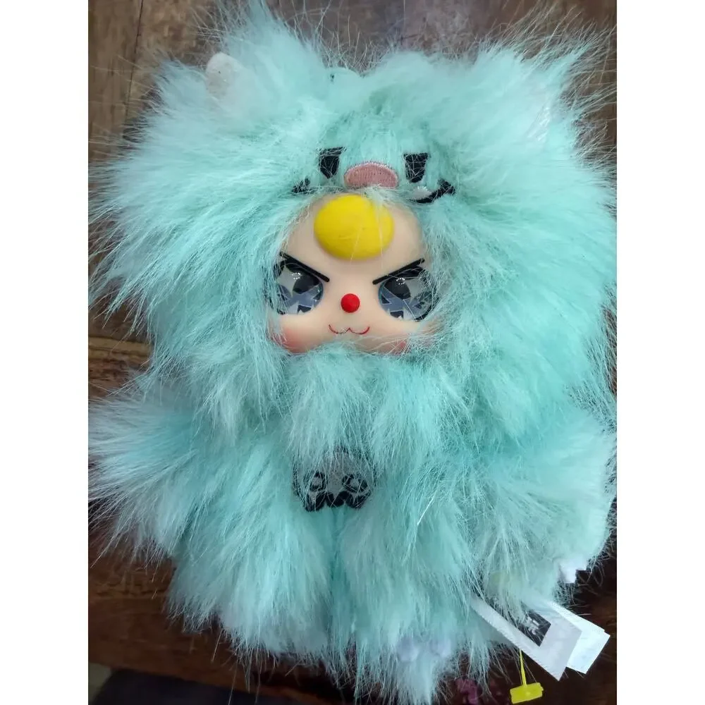Baby Three Plush Toy Keychain BB3 Yeti Plush Blind Box Pendant Blue
